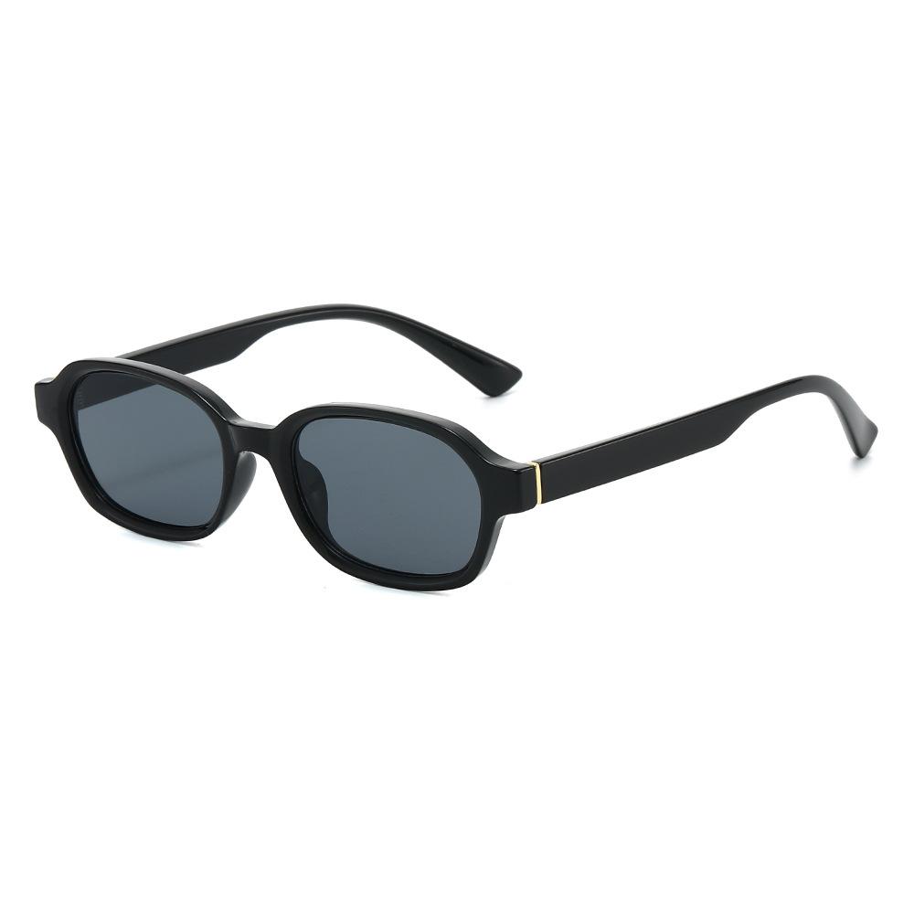 Retro-style, artistic, UV-protective sunglasses, trendy square-frame sunglasses for men and women