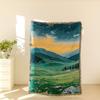 Scenic Landscape Throw Blanket Sofa Cover Home Decoration Tapestry Outdoor Camping Blanket Nap Bed Cover Picnic Tablecloth