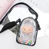 14cm Multipurpose PVC Doll Storage Bag Modern Minimalist Design for Travel