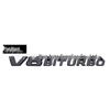 Kompatibel mit Mercedes V8 Turbo Kotflügel-Emblem | V6 V8 V12 Biturbo Twin-Turbo Heck-Emblem.