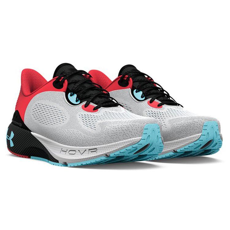 Under Armour HOVR Machina 3 Comfortable Fabric Low-Top Casual Running Shoes Men Sneaker White Red Black 3025702-100