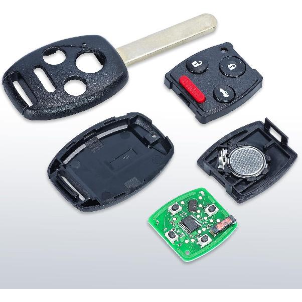 Key Fob Replacement for Honda Civic 2006 2007 2008 2009 2010 2011 2012 2013 N5F-S0084A Keyless Entry Remote Control Car Key 4 Buttons 313.8Mhz ID46