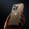 Funda protectora de aluminio con marco de metal para iPhone 16, 15, 14, 13 Pro Max Plus, iPhone 16Pro, 15Pro, I16 ProMax, accesorios de cubierta rígida