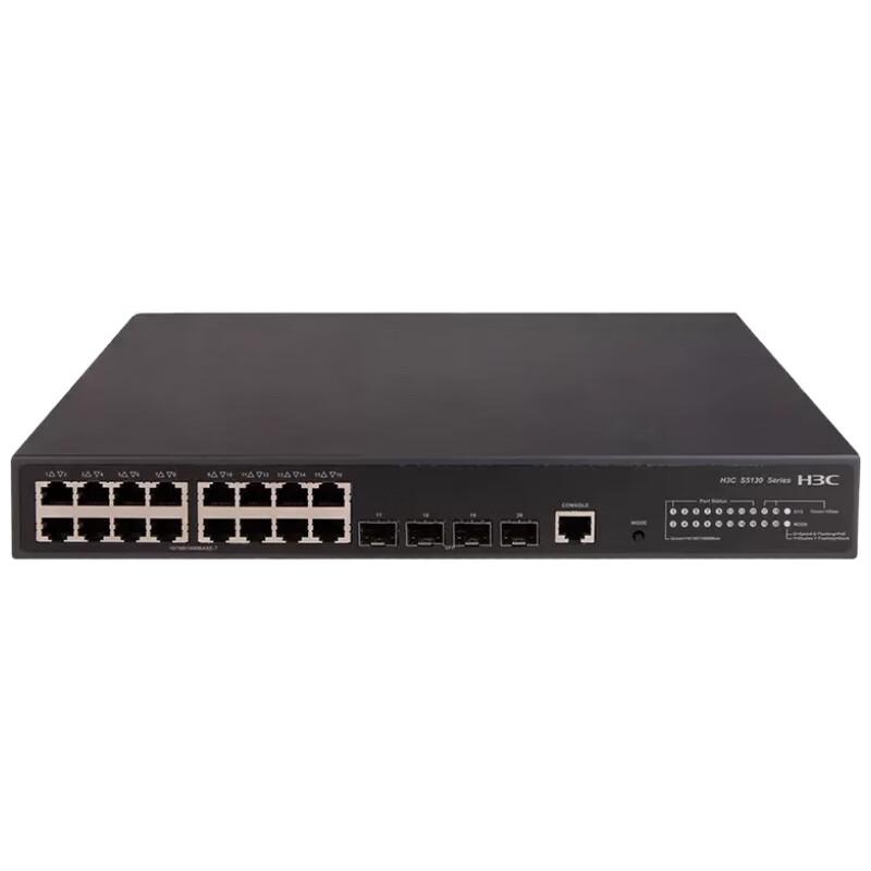

H3C S5130S-20P-PWR-EI-H1 20-Port Gigabit PoE Managed Switch