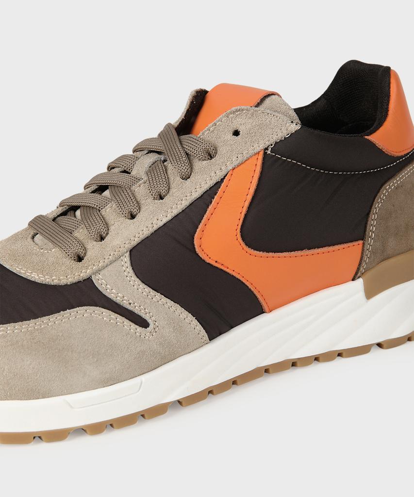 Panicale Brown Napa Leather Sneakers