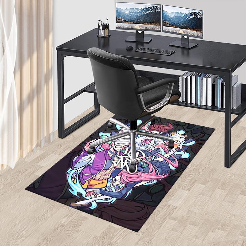 

1pc Anime Cartoon Design Office Chair Mat - Hop-Aro Character Series, Non-Slip Carpet for Home Decor, Suitable for All Seasons, Perfect Gift for Anime 60cm by 90cm