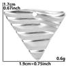 6pcs Rectangle Star Bulk Charms For Jewelry Making DIY Earrings Accessories Geometric Stainless Steel Charm Pendant Materials