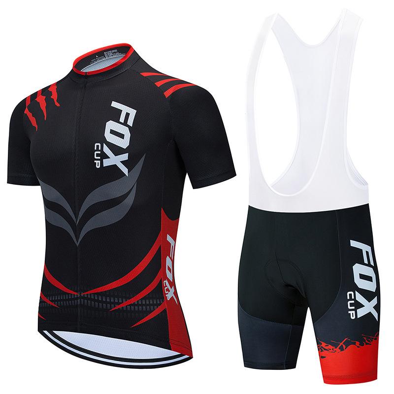 Summer cycling suit, short-sleeved suit, cycling team version, mountain bike, unisex, comfortable. S