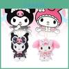 Adorable Kuromi Floral Dress Plush Hanger Sanrio New Japanese Style Collectible