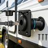 Водонепроницаемая панельная розетка RJ45 Female Высокопроизводительный металлический настенный коннектор RJ45 CAT6 для спутникового Gen3
