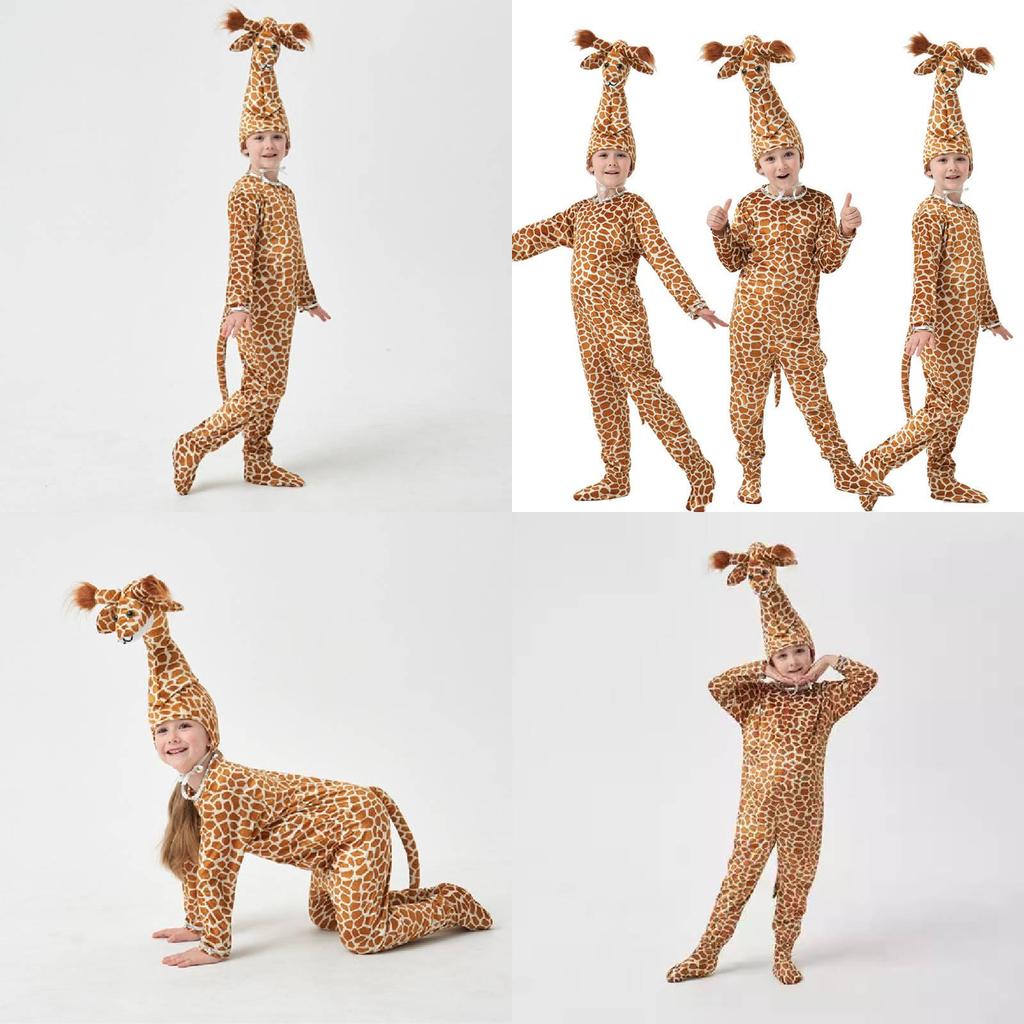 Cute Unisex Toddlers Giraffe Reindeer Rabbit Halloween Cosplay Costume Comfortable Fit