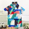 Children's Short-sleeved Short Pants And Shirt Set - Summer Boys' Casual Outfit