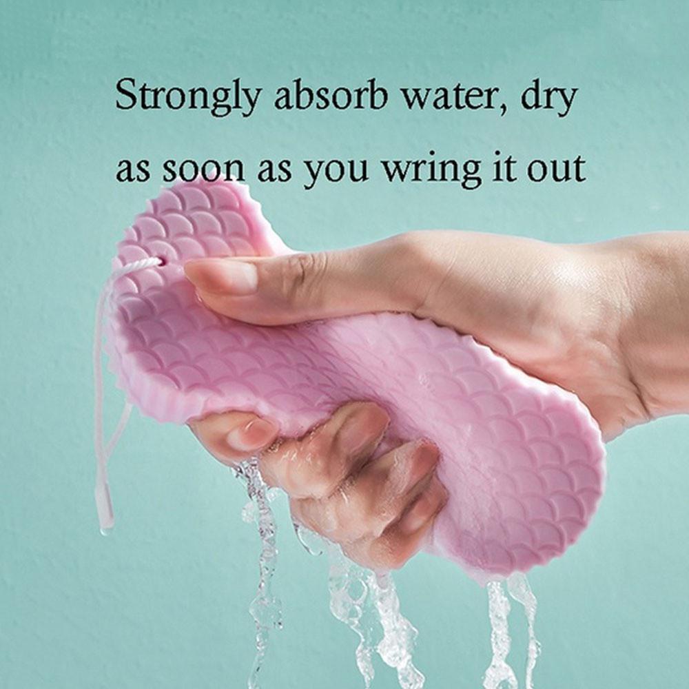 1Pcs Ultra Soft Bath Body Cleansing Bath Sponge, Ultra Soft Exfoliating Bath Sponge, Spa Scrub Exfoliating Exfoliating Sponge