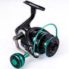 SOUGAYILANG Spinning Fishing Reel 5.0:1 Gear Ratio with Fishing Line Mini Portable Sea Fishing Wheel Travel Outdoors Fishing Reels