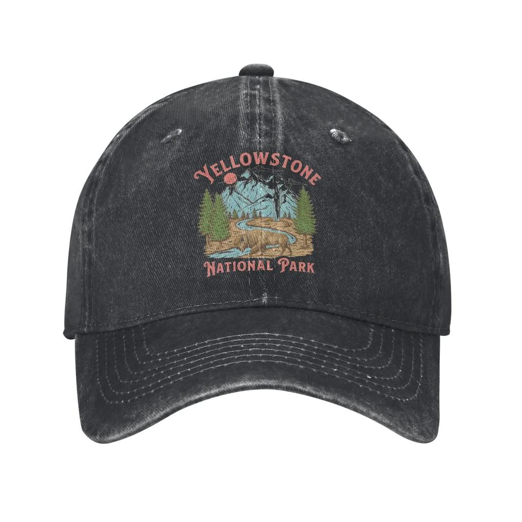 AYellowstone Sliten Dutton Basebollkepsar Sliten Denim Snapback Keps Ranch Guldlogotyp Utomhus Löpning Ostrukturerade Kepsar Ha