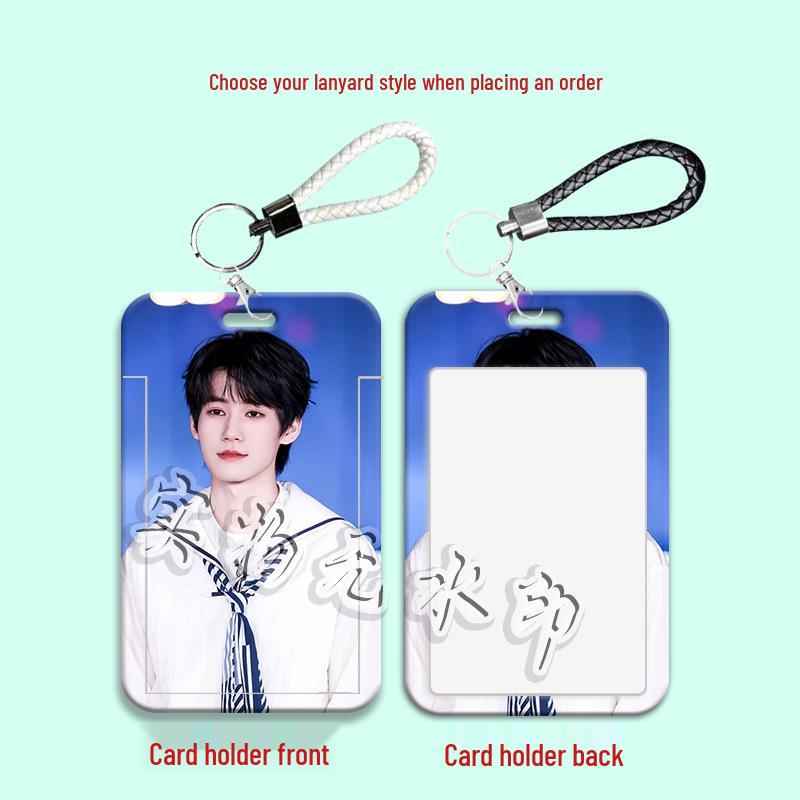 Zhang Zhenyuan TINTS Student Card Holder - Sliding ID/Bus/Water Card Protective Case