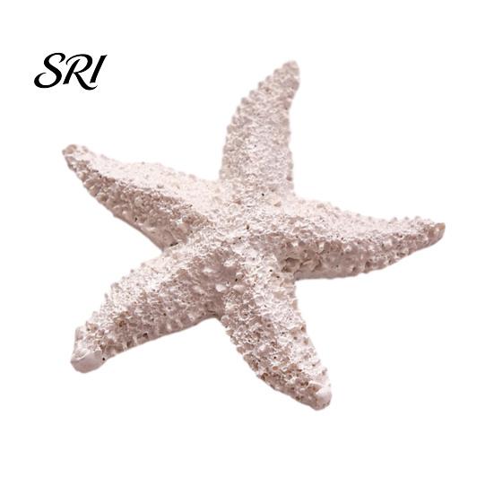 Party Decoration Supplies Starfish Figurine Resin Aquarium Realistic Artificial Waterproof Ornaments Ornament for Fish Tank Home Nautical Decor