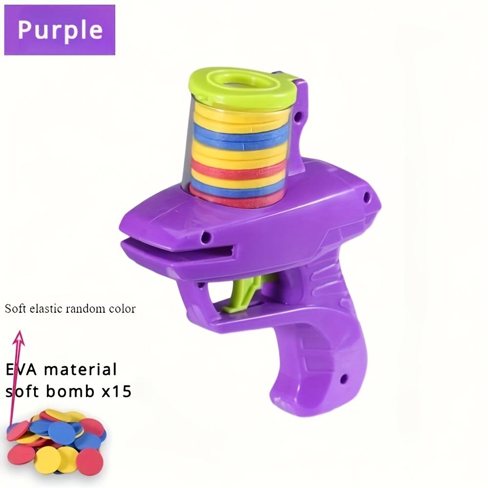 Portable EVA Soft Spring Shooter, Fun Spring Gadget, Multiplayer Battle Toy,Designed for Kids Aged 3 and Up, Interactive Toy for Parents and Children.