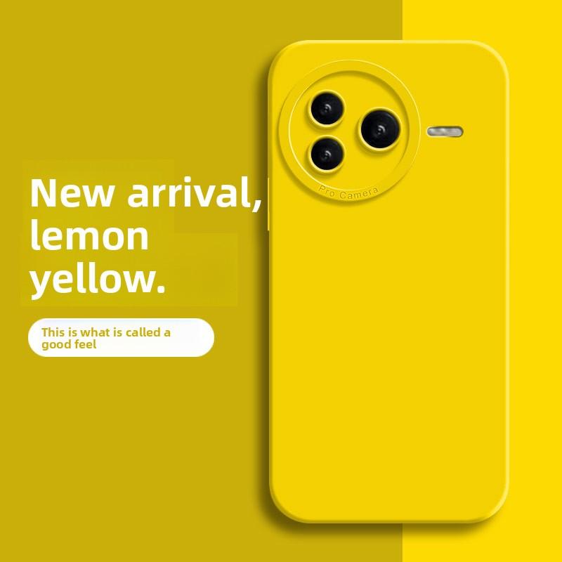 

Soft Liquid Silicone Phone Case for Xiaomi Redmi Note 12 13 14 15 Turbo 3 4 K70 K80 Pro Plus 5G Camera Lens Protective Cover Redmi Note 14 5G (Global) жёлтый