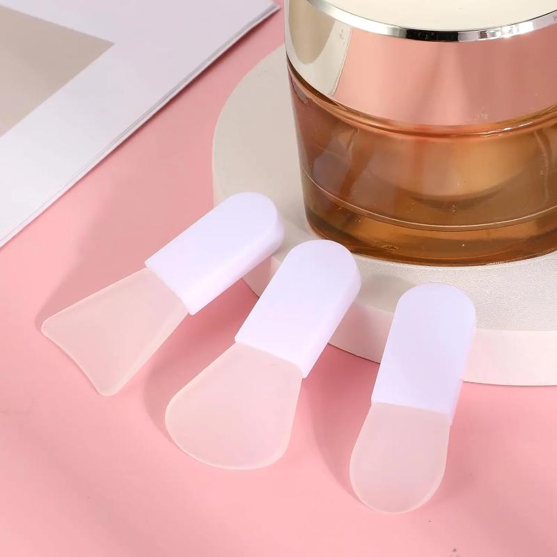 3Pcs Silicone Facial Mask Brush Face&Eye Cream Mud Mask Applicator Scraper Face Cleanse Brushes Travel Portable Skin Care Tools