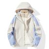 Outdoor Mountaineering Suit Jacket Three-in-one Detachable Wind-proof Waterproof Female Coat Couple Fleece Two-piece Suit