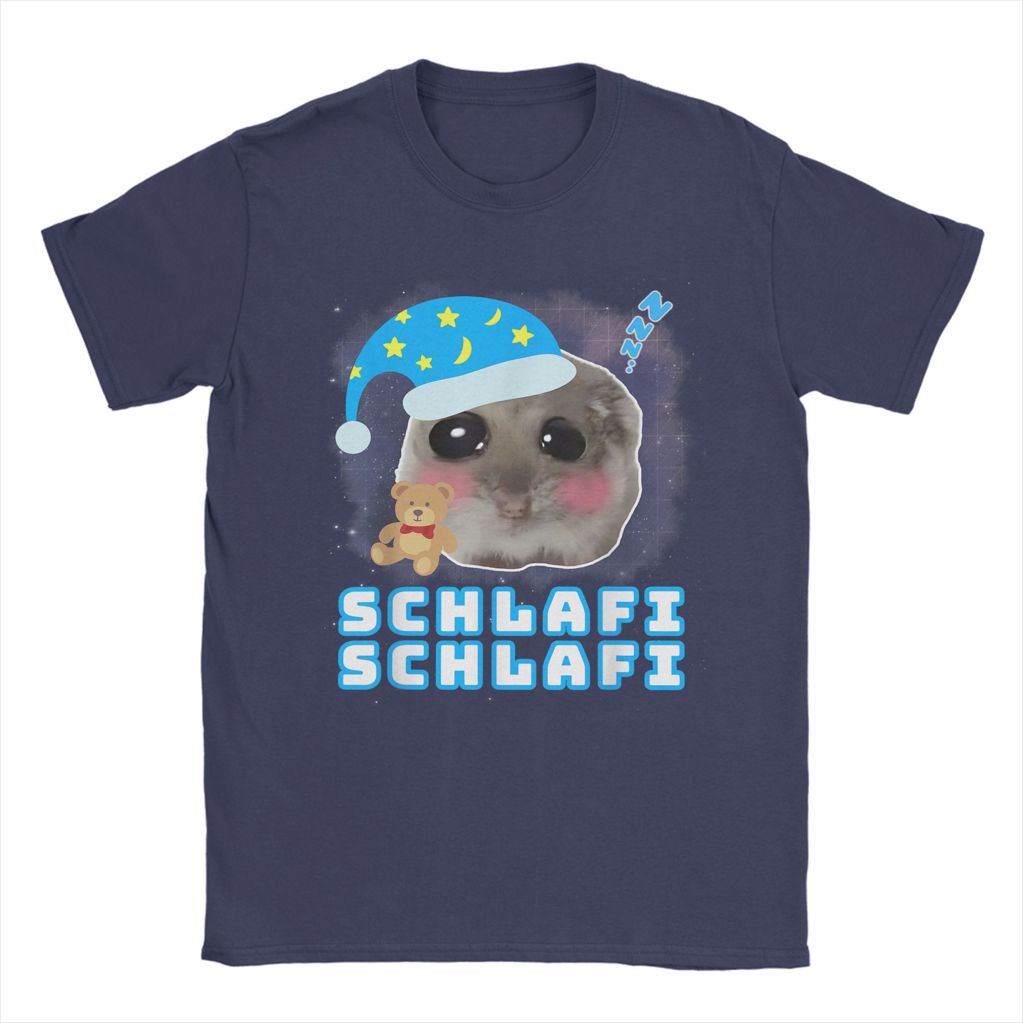 

Men s Schlafi Schlafi Funny Hamster Cute Sleep T Shirt Cotton Clothes Novelty Short Sleeve O Neck Tee Shirt New Arrival T-Shirts 3XL
