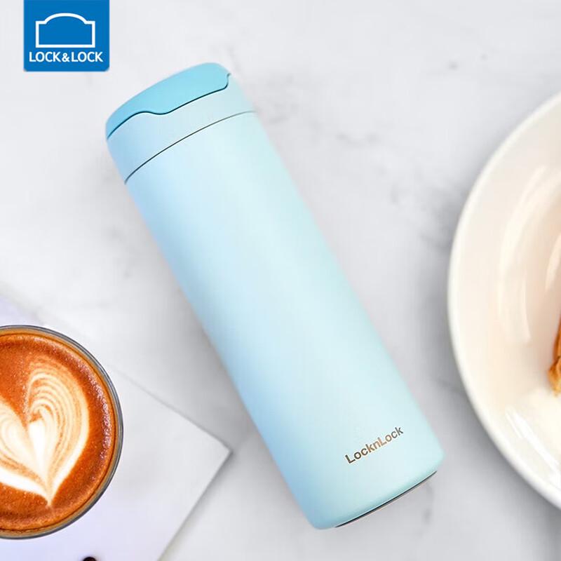 LOCK&LOCK Smile Portable Stainless Steel Thermos