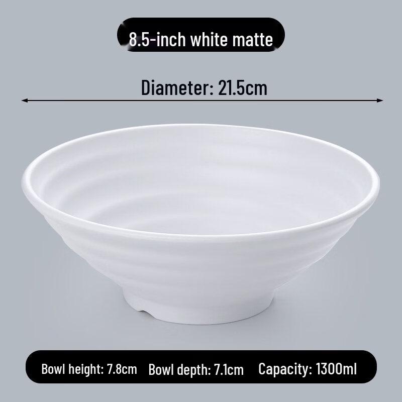 A5 Melamine Food Grade Soup & Noodle Bowl