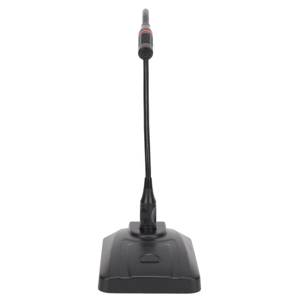 6.35mm Connector Desktop Wired Microphone Cardioid Pattern Podcast Condenser Mic For Lecture