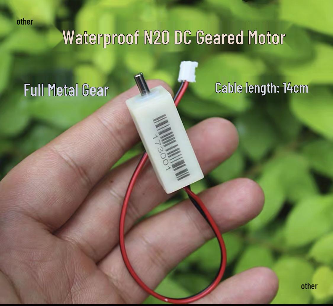 

New N20 Gear Motor: Waterproof Mini DC Motor with All-Metal Gears (3V, 5V, 6V)