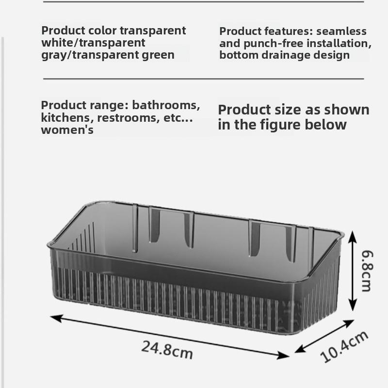 Bathroom Rack, Toilet, Toilet Supplies, Wall Hanging, No Punching On The Wall, Hand Washing Table, Cosmetics Storage Box