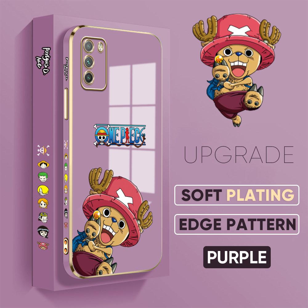 Colorful Printing Patterns Square Edge Pattern Casing Plated Phone Shell Luxury Plating Soft Phone Case for Huawei Honor Xiaomi Redmi