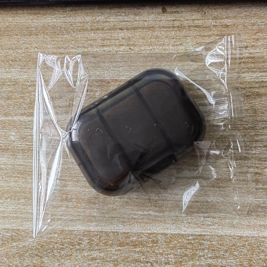 Portable Mini Pill Organizer 3-Compartment Travel Pill Case Compact Daily Medicine Storage Box Lightweight Pocket-Sized