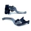 motokano brake and clutch suitable for and with short brake lever 2-finger levers, ZX25R, ZX4R, ZX4RR, Z900, 6-position adjuster, (titanium)