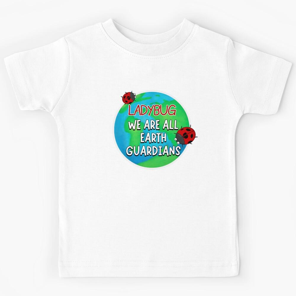Ladybug - We are all earth guardians. Kids T-Shirt 100
