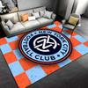 NYCFC Logo Checkered Carpet suitable as a non-slip mat for the living room or bedroom sofa