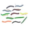 6/12Pcs Simulation Spooky Caterpillars Hair Clip Funny Creative 3D Crawl Insect Duckbill Clip Hairpin Prank Party Hair Accessory
