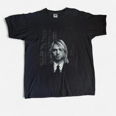 Maglietta vintage unica nel suo genere K Cobain/Nirvanaa