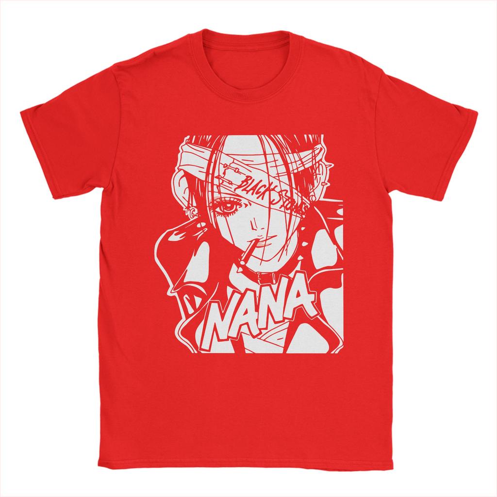 Men Women's Manga Nana Osaki T Shirt Streetwear Harajuku 100% Cotton Clothing Humorous Short Sleeve Tee Shirt Gift T-Shirt