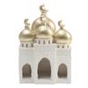 Resin Mosque Statue Tower Ornaments Tower Sculpture Decorative Ramadan home decor for Living Room Bedroom castle ornament