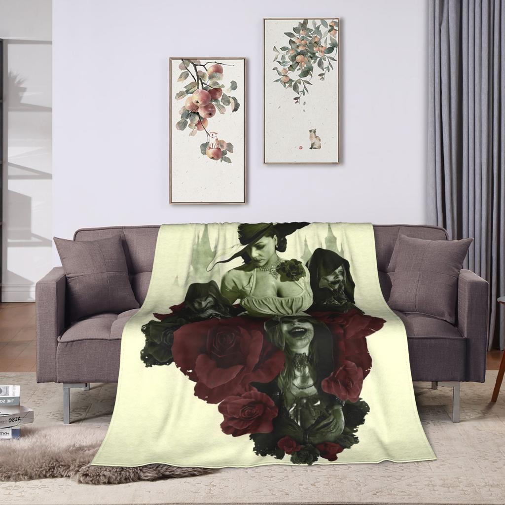 Soft Warm BlanketKids Adult Decorative Lady Alcina Resident Evils Bedding Throws Flannel Bedspread For Couch Chair Bed Cover