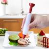 Backdekorationsstift Verdickter Silikon-Spritzbeutelstift Wiederverwendbarer Schokoladen-Marmeladen-Dressingstift für Backen und Salat