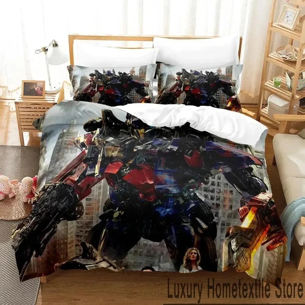3D Druck Tran Formers Bettwäsche Set Jungen Mädchen Twin Queen King Size Bettbezug Kissenbezug Bett Jungen Erwachsener Heimtextil