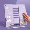Reading Holder Desk Book Stand Adjustable Cookbook Bracket Sturdy Reading Bookshelf  Textbook