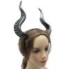 Ox Horn Cosplay Hairband PU Halloween Hair Hoop Halloween Horns Headband  Stage Performance Props