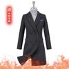 Women's Mid-Length Padded Wool Blend Coat