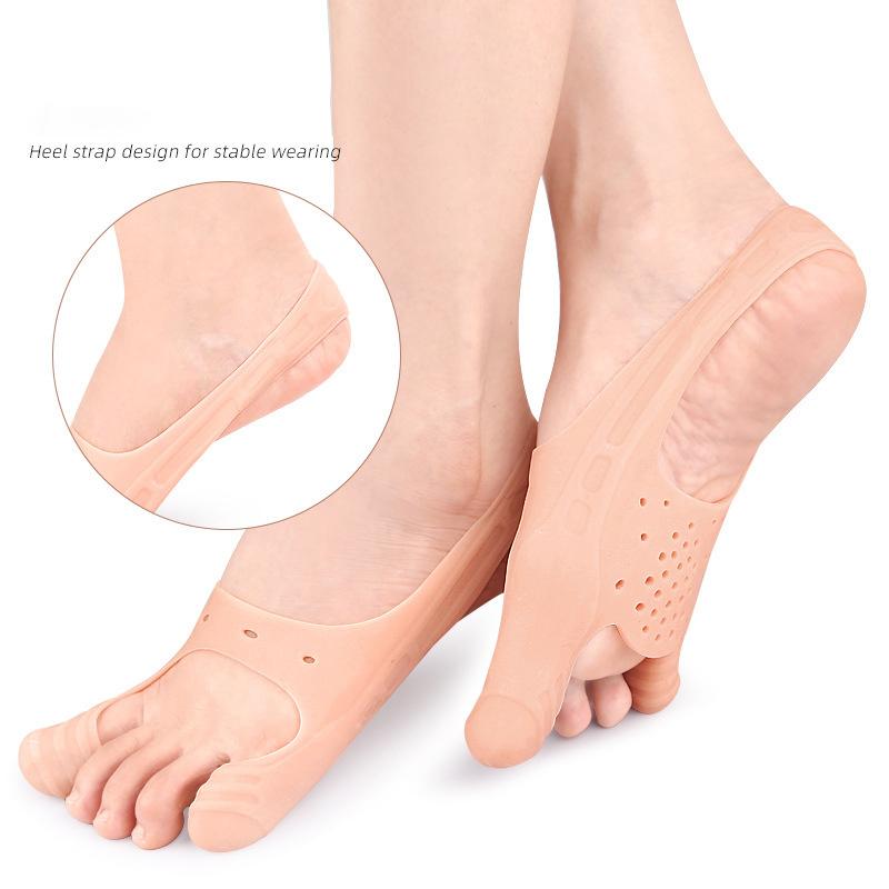 Silicone Forefoot Pads Toe Separator Cushion Pad Pain Relief Shoes Insoles Finger Toe  Corrector Gel Pads Foot Care