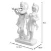 Paradise Marble Carved in Radha Krishan Figurine (Wm15048, White, Standard Size)