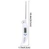 Kitchen Food Thermometer Foldable Probe BBQ Grill Oven Temperature Measurement Tool, Suitable for Meat Water Milk Cooking