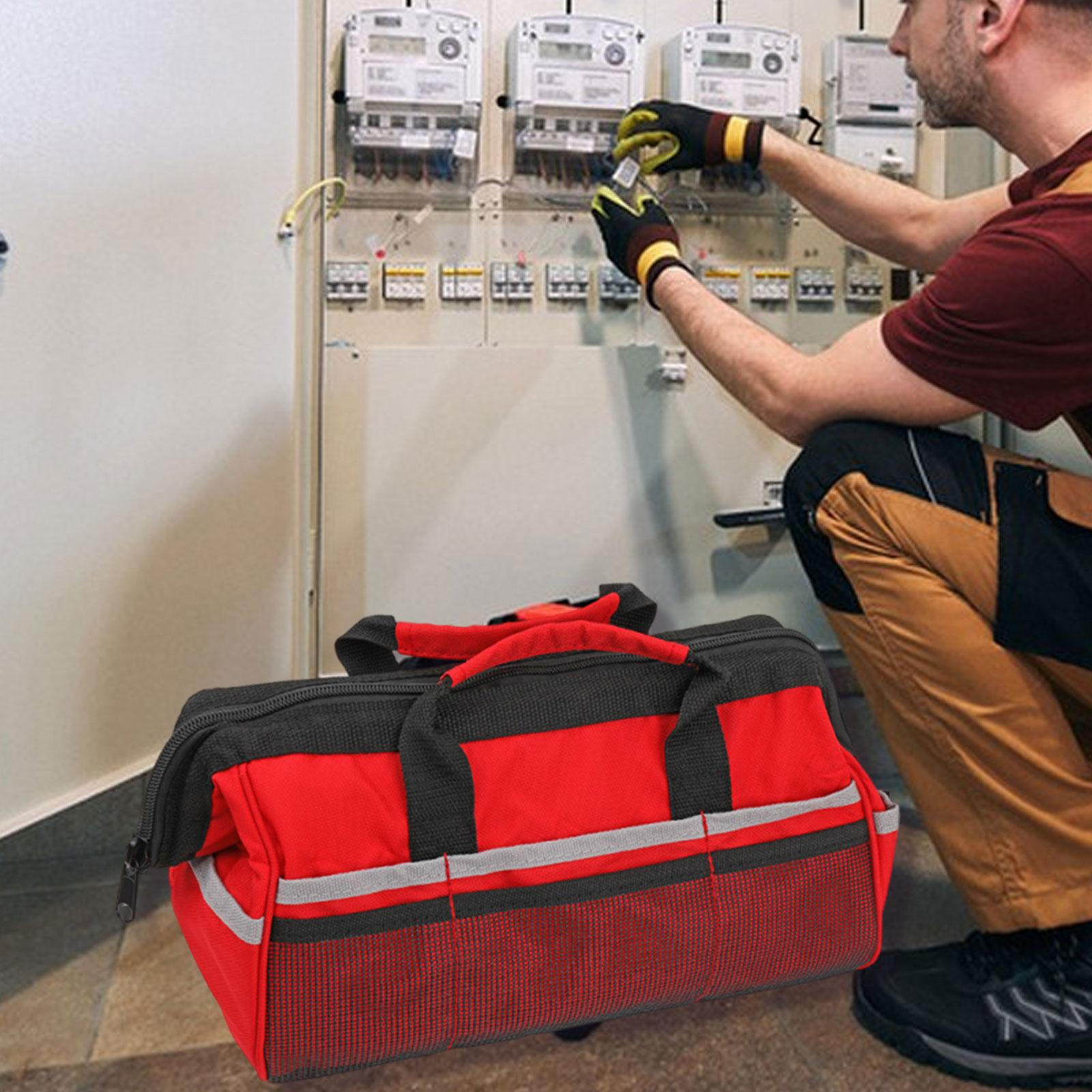 

Tool Storage Bag Tote Portable Multipurpose Wear Resistant Tools Handbag Organizer for Craftsmen